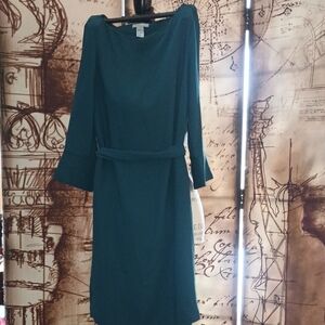 H&M Teal Long Sleeve Dress